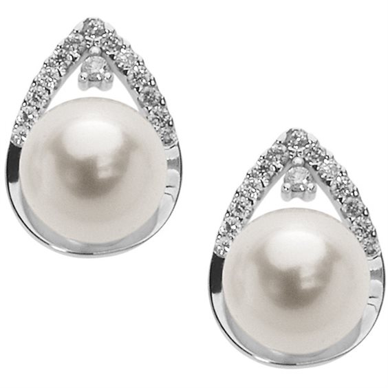 Orecchini Comete Donna Fantasie Di Perle in Perle Diamante 0.15 Ct ORP661 - ORP661